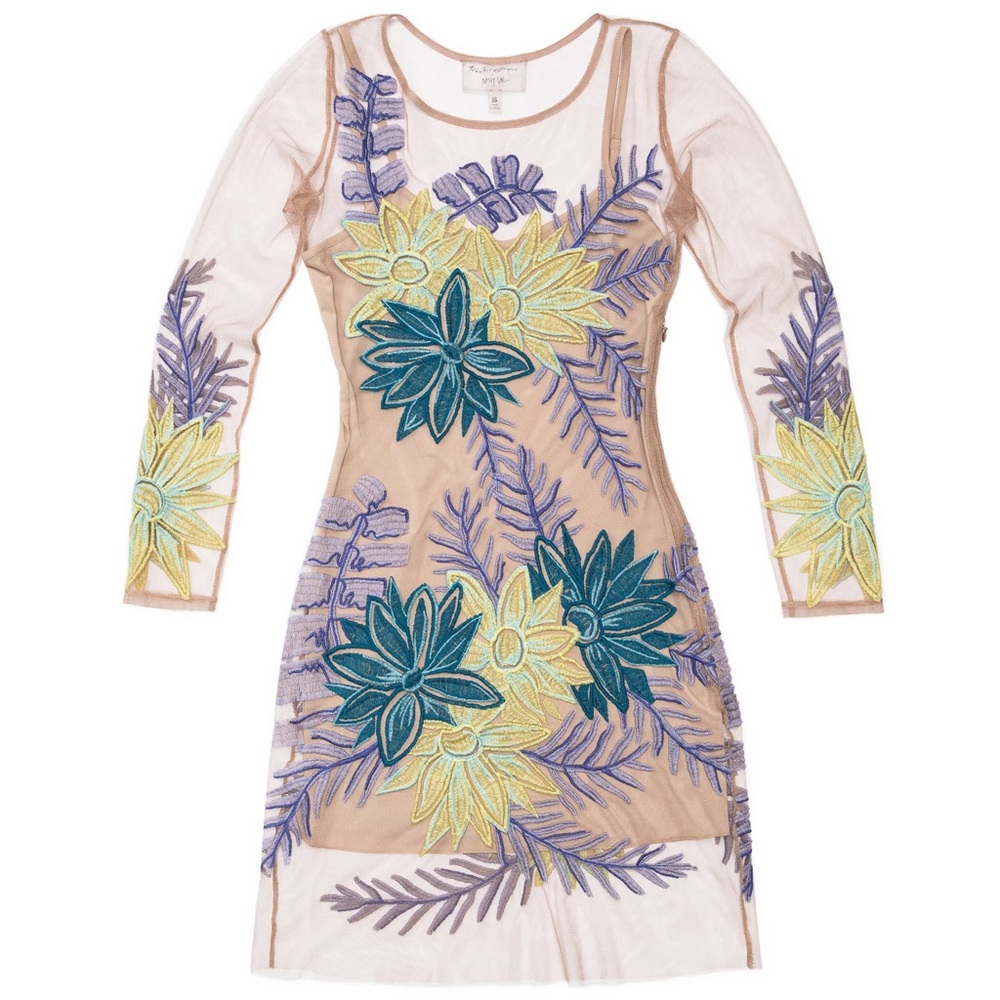 For Love and Lemons x Nasty Gal Wild Flower mini Coachella dress